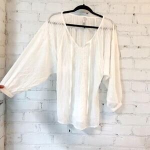 Miilla Boho top-Blouse SIZE SMALL oversized  NWOT Dreamy /7